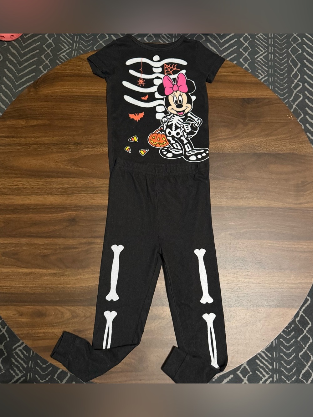 Girls Minnie Mouse Halloween pajama set